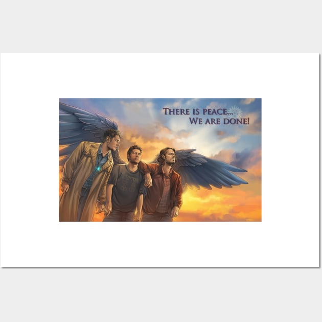 Supernatural We are Done Wall Art by GioGui